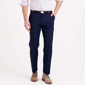 J. Crew Ludlow Slim Fit Traveler Suit Pant Size 28 S Mens Navy Italian Wool $250